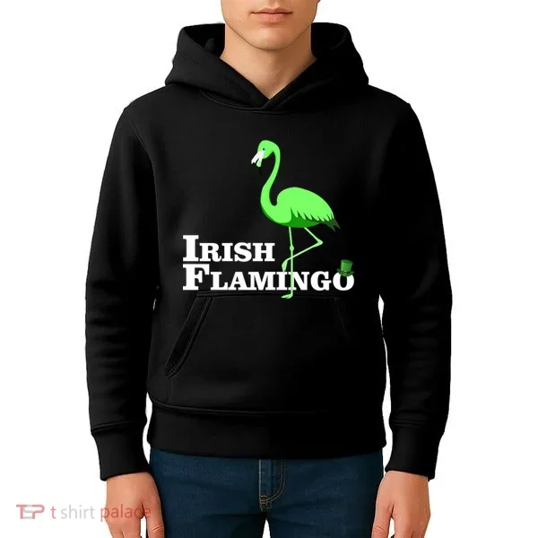 Irish Flamingo Kids Hoodie