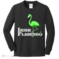 Irish Flamingo Kids Long Sleeve Shirt thumb 0