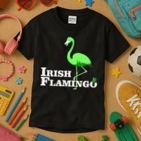 Irish Flamingo Kids T-Shirt thumb 3