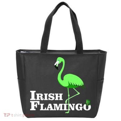 Irish Flamingo Tote Bag