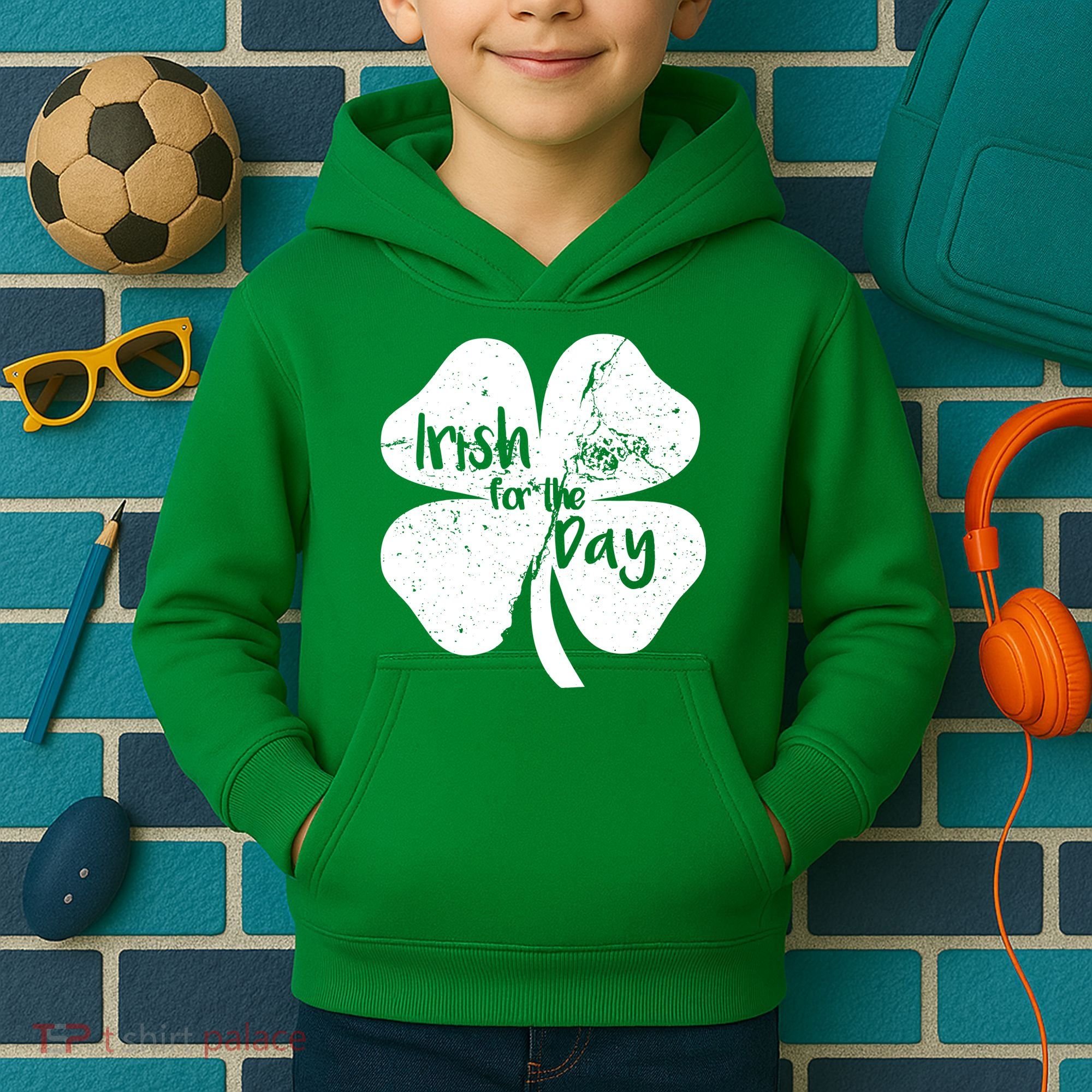 Irish For The Day Kids Hoodie