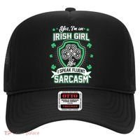 Irish Girl I Speak Fluent Sarcasm Hat thumb 0