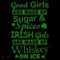 Irish Girls Are Made Of Whiskey On Ice Coffee Mug thumb 5