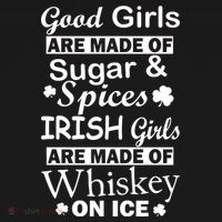 Irish Girls Are Made Of Whiskey On Ice Tank Top thumb 6