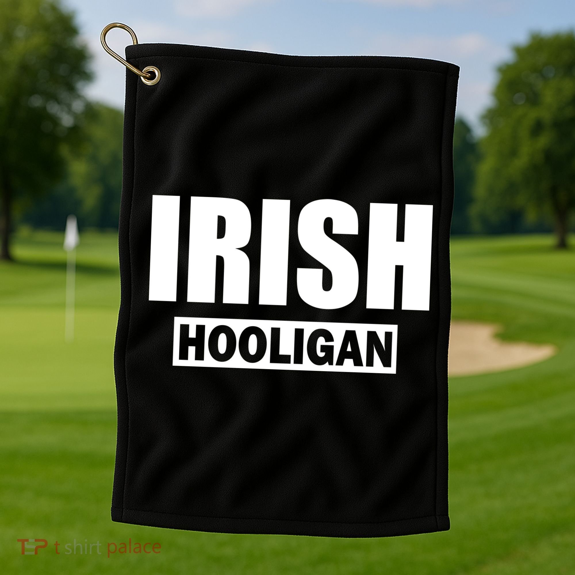 Irish Hooligan Golf Towel