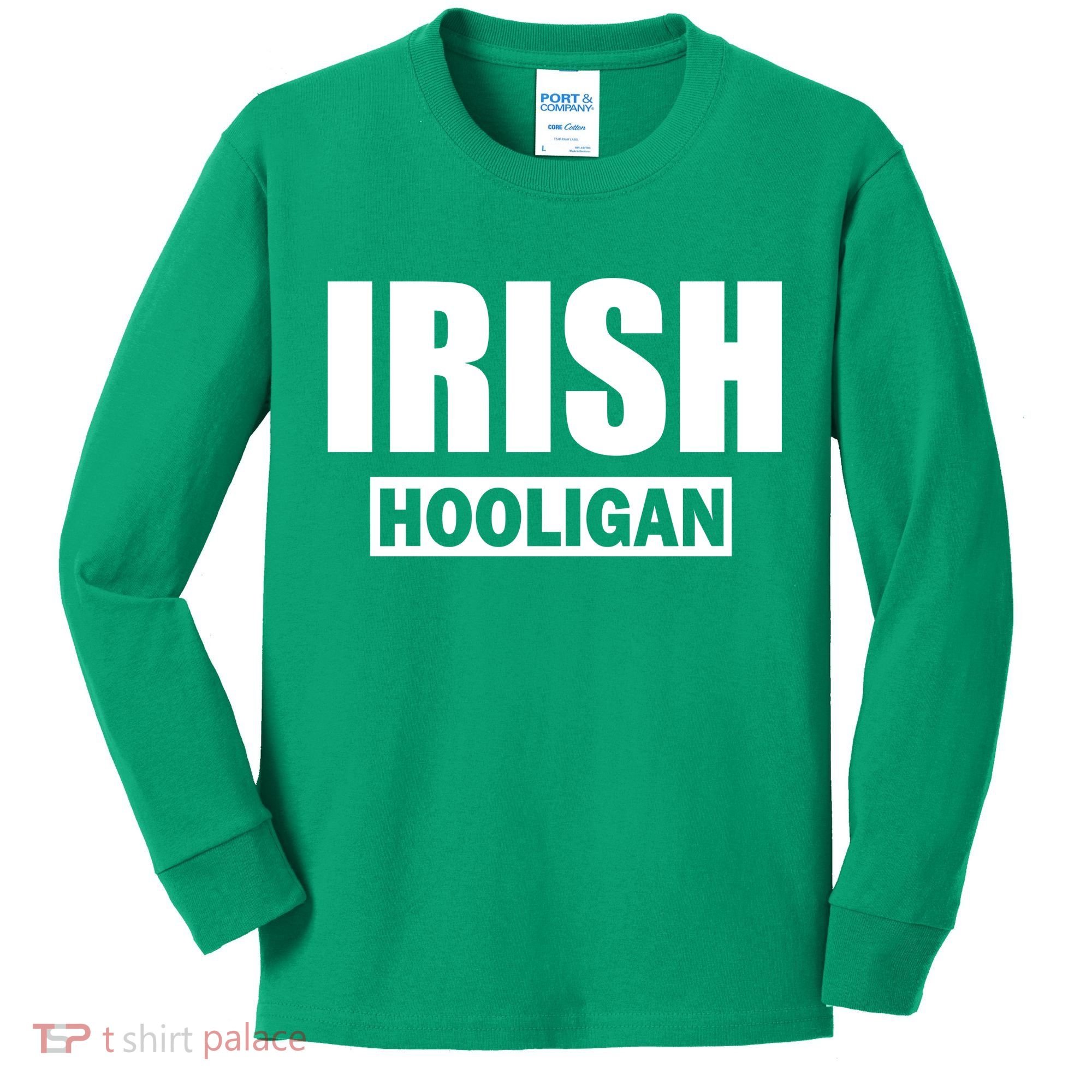 Irish Hooligan Kids Long Sleeve Shirt
