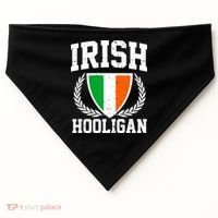 Irish Hooligan Funny St. Paddy's Day USA-Made Doggie Bandana thumb 0