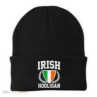 Irish Hooligan Funny St. Paddy's Day Beanie thumb 0