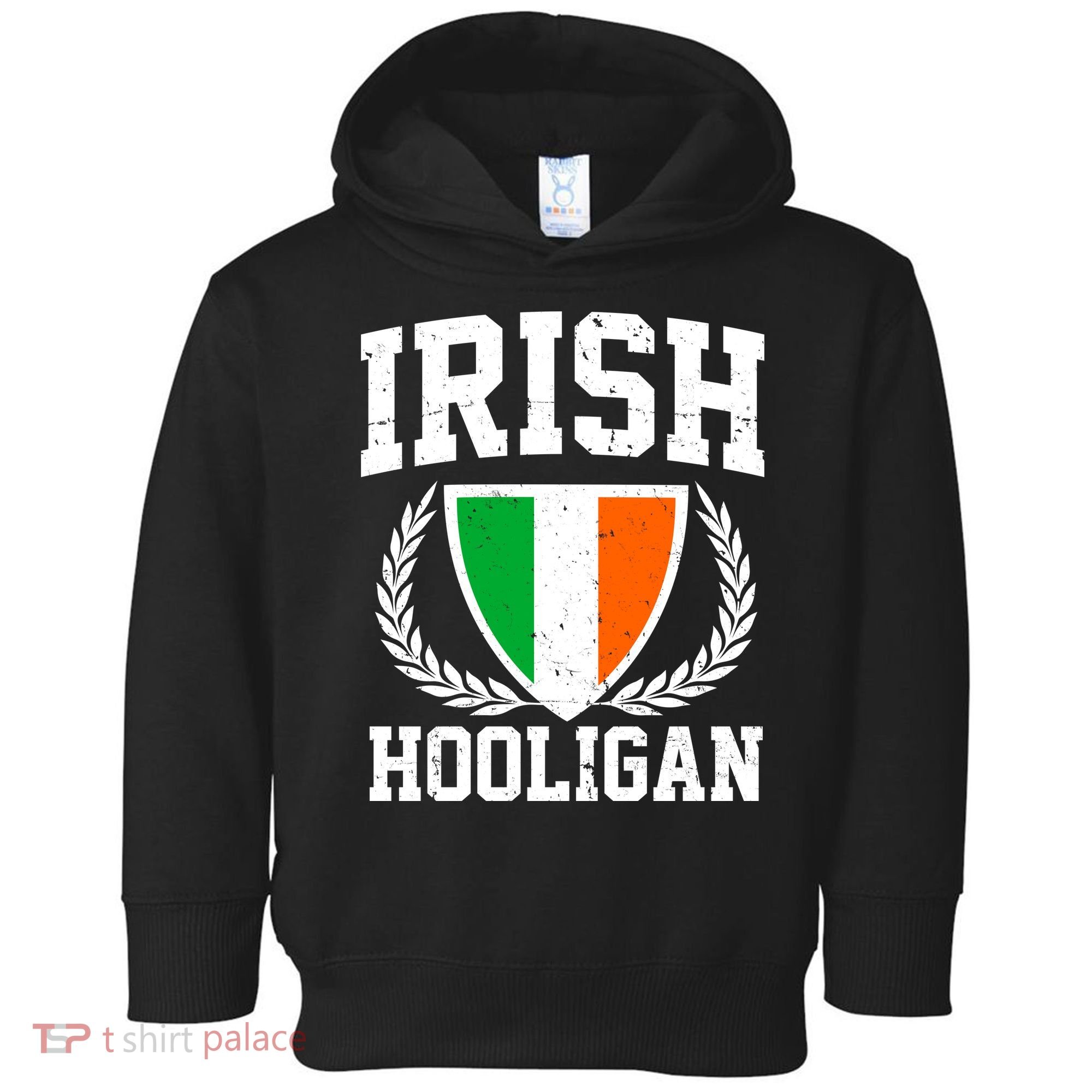 Irish Hooligan Funny St. Paddy's Day Toddler Hoodie