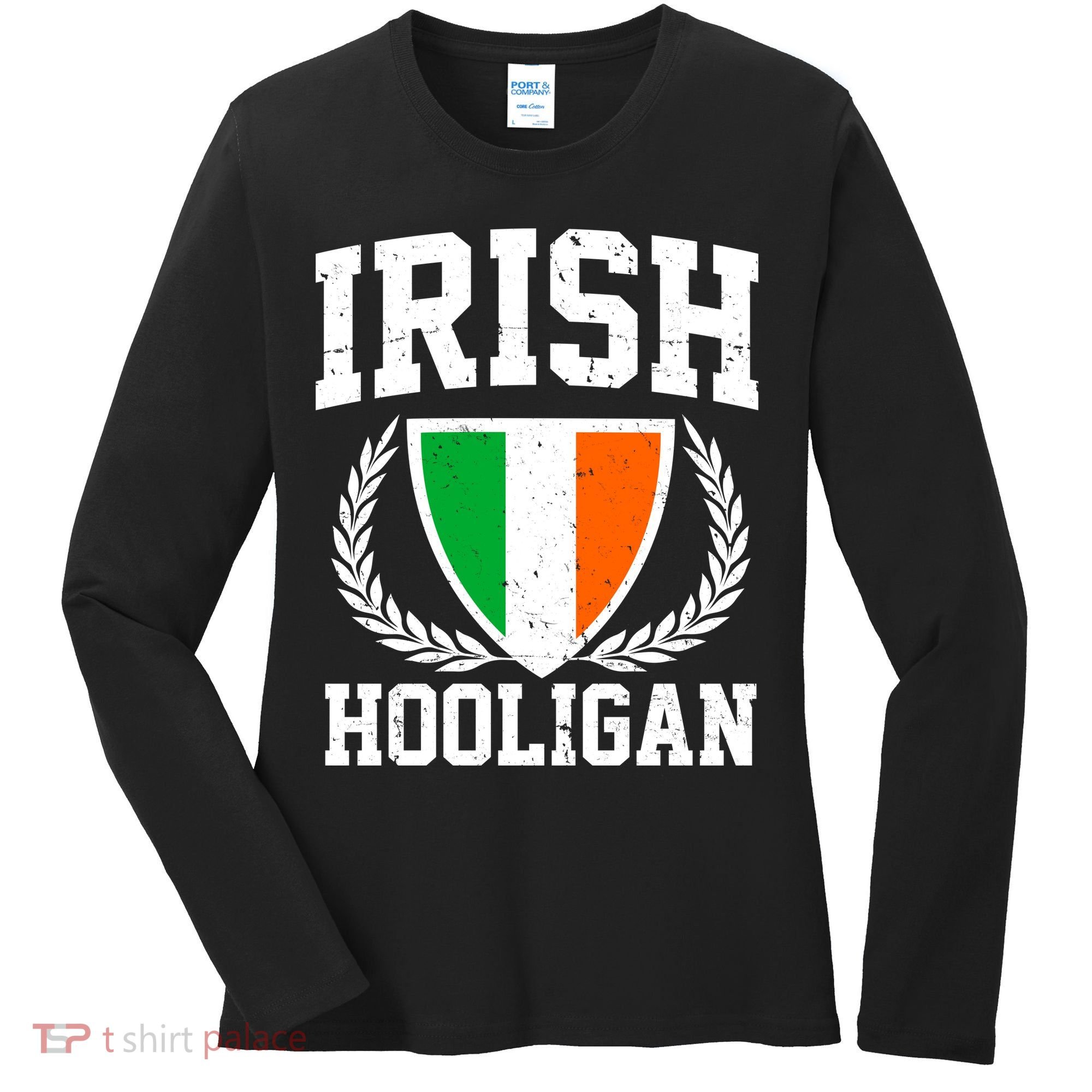 Irish Hooligan Funny St. Paddy's Day Women's Long Sleeve Shirt