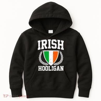 Irish Hooligan Funny St. Paddy's Day Kids Hoodie