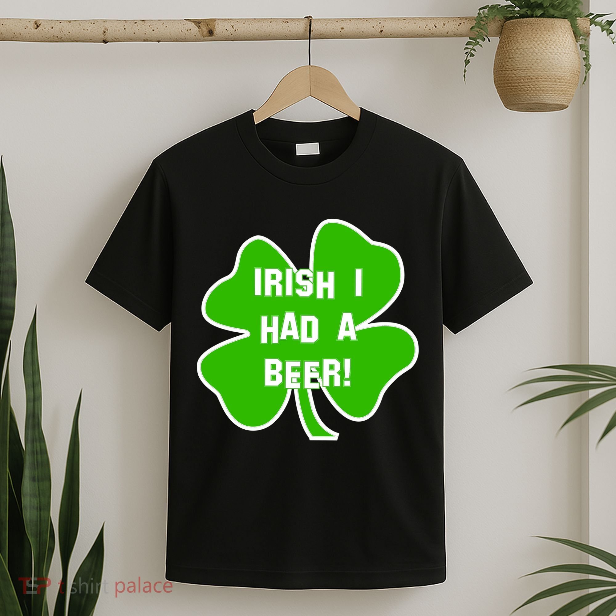 Irish I Had A Beer Clover St. Patrick's Day T-Shirt