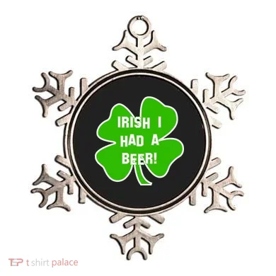 Irish I Had A Beer Clover St. Patrick's Day Ornament