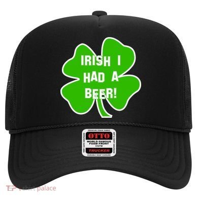 Irish I Had A Beer Clover St. Patrick's Day Hat