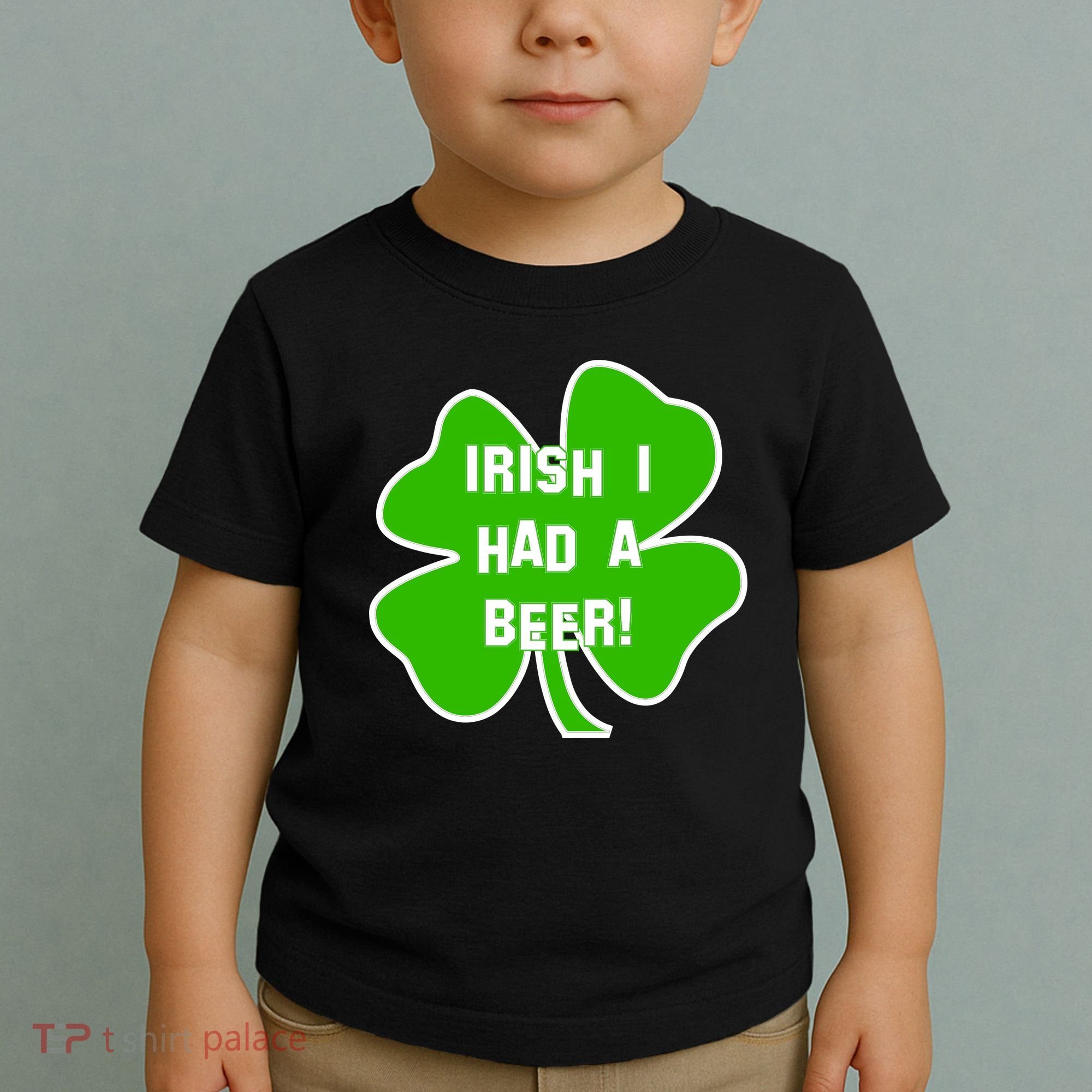 Irish I Had A Beer Clover St. Patrick's Day Toddler T-Shirt