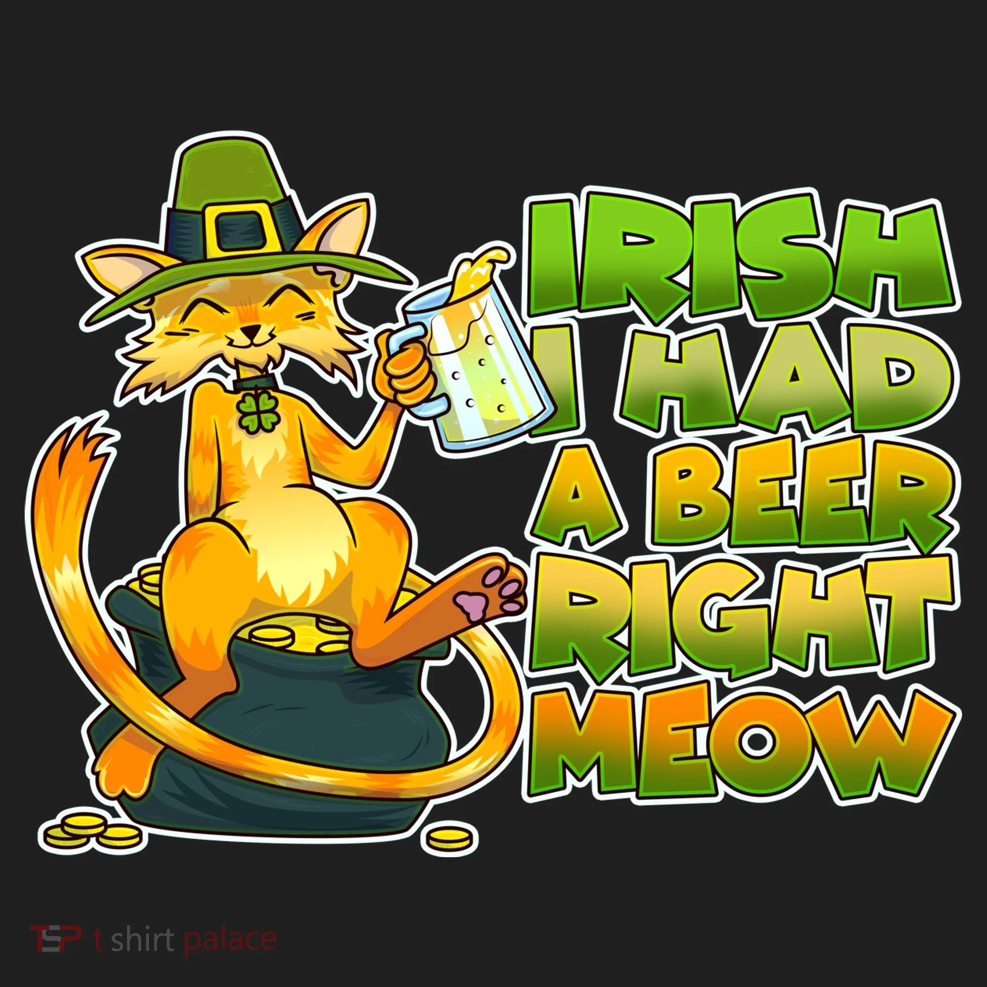 Irish I had A Beer Right Meow Women's Sweatshirt