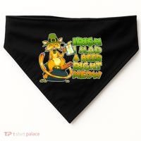 Irish I had A Beer Right Meow USA-Made Doggie Bandana thumb 0