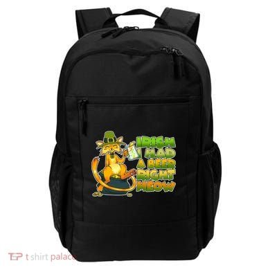 Irish I had A Beer Right Meow Backpack