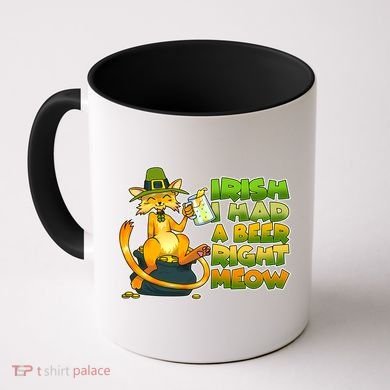 Irish I had A Beer Right Meow Coffee Mug