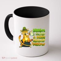 Irish I had A Beer Right Meow Coffee Mug thumb 0