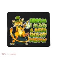 Irish I had A Beer Right Meow Mousepad thumb 0