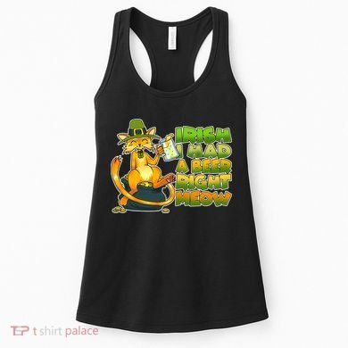 Irish I had A Beer Right Meow Women's Tank Top