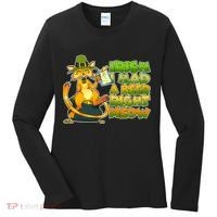 Irish I had A Beer Right Meow Women's Long Sleeve Shirt thumb 0