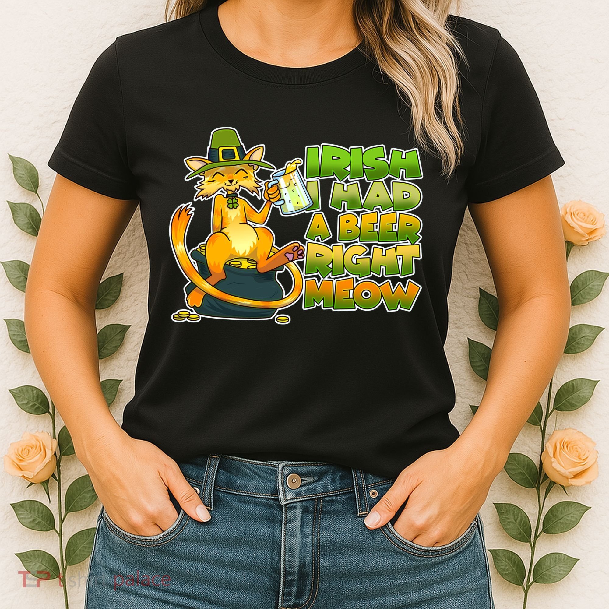 Irish I had A Beer Right Meow Women's T-Shirt