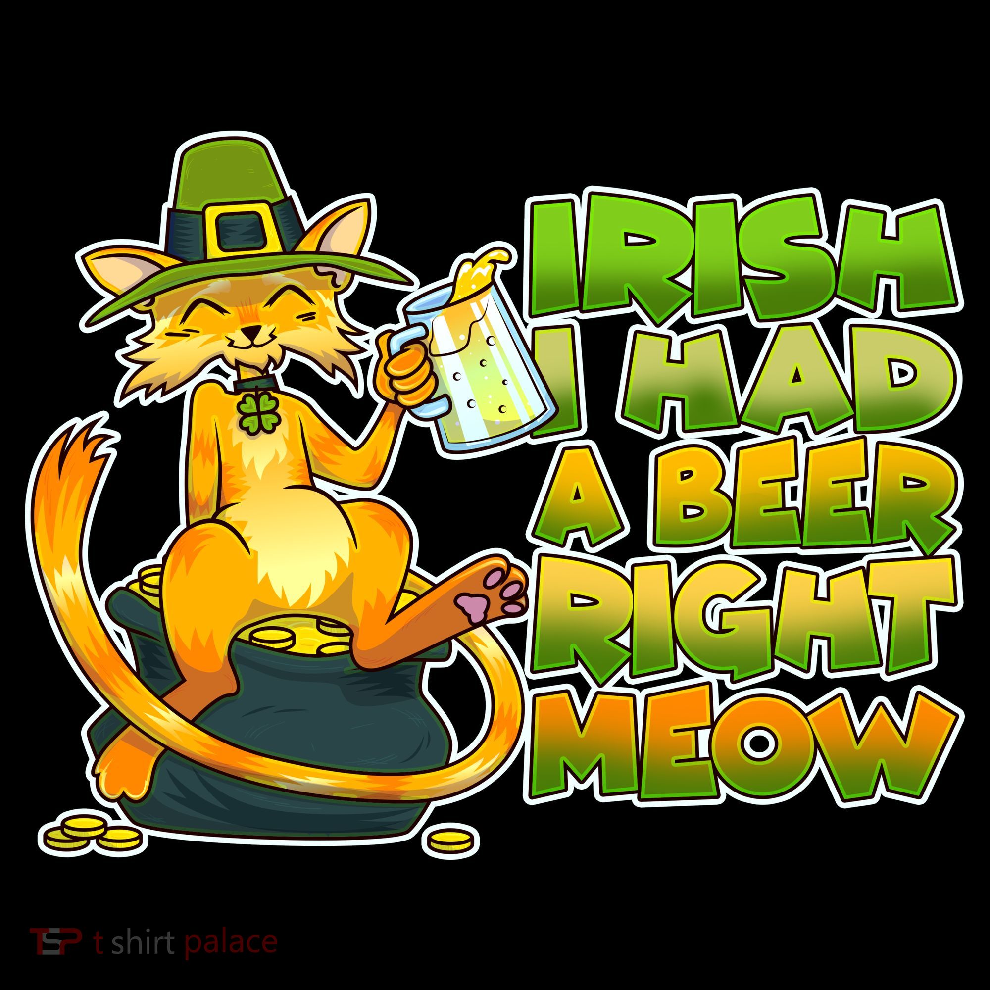Irish I had A Beer Right Meow Women's T-Shirt