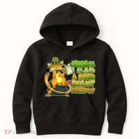 Irish I had A Beer Right Meow Kids Hoodie thumb 0
