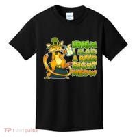 Irish I had A Beer Right Meow Kids T-Shirt thumb 0