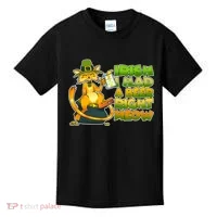 Irish I had A Beer Right Meow Kids T-Shirt thumb 0