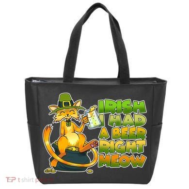 Irish I had A Beer Right Meow Tote Bag