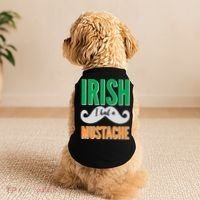 Irish I Had A Mustache Doggie Tank thumb 2