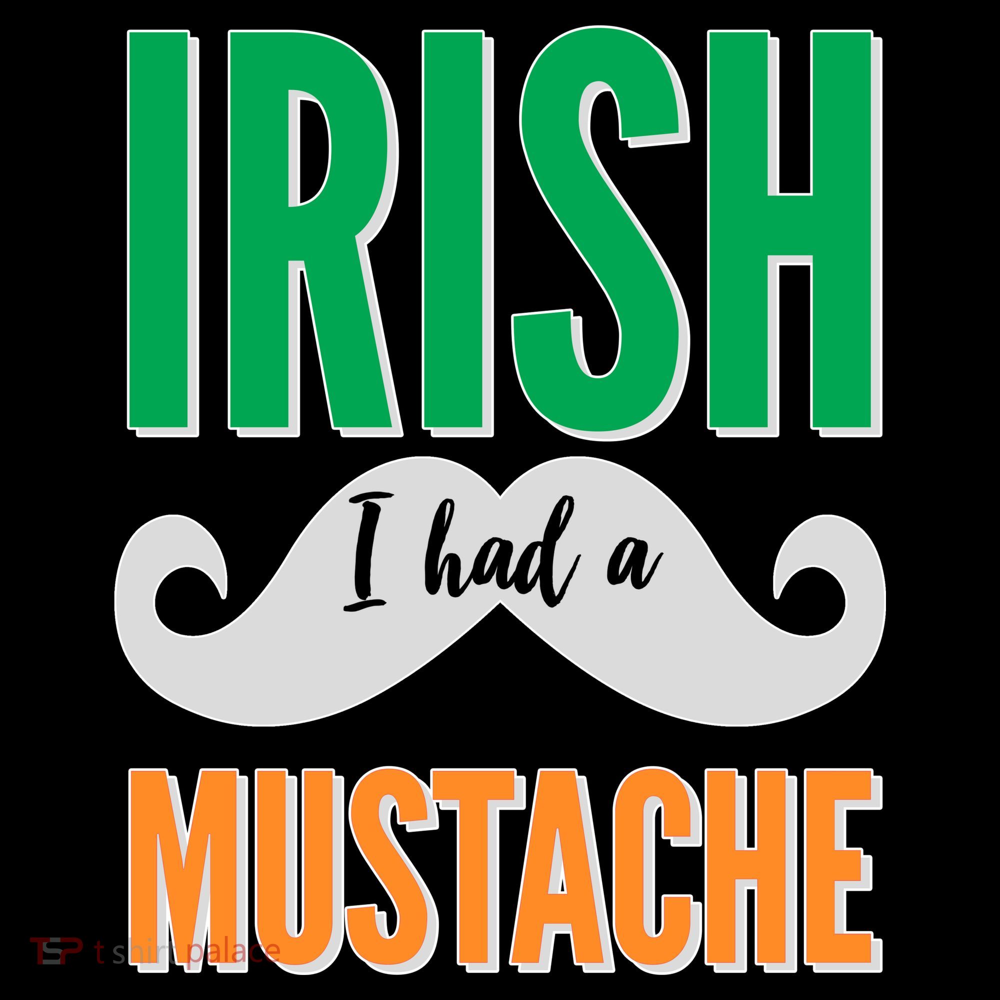 Irish I Had A Mustache Apron