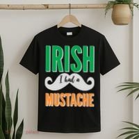 Irish I Had A Mustache T-Shirt thumb 2
