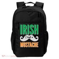Irish I Had A Mustache Backpack thumb 0