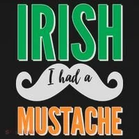 Irish I Had A Mustache Bucket Hat thumb 4