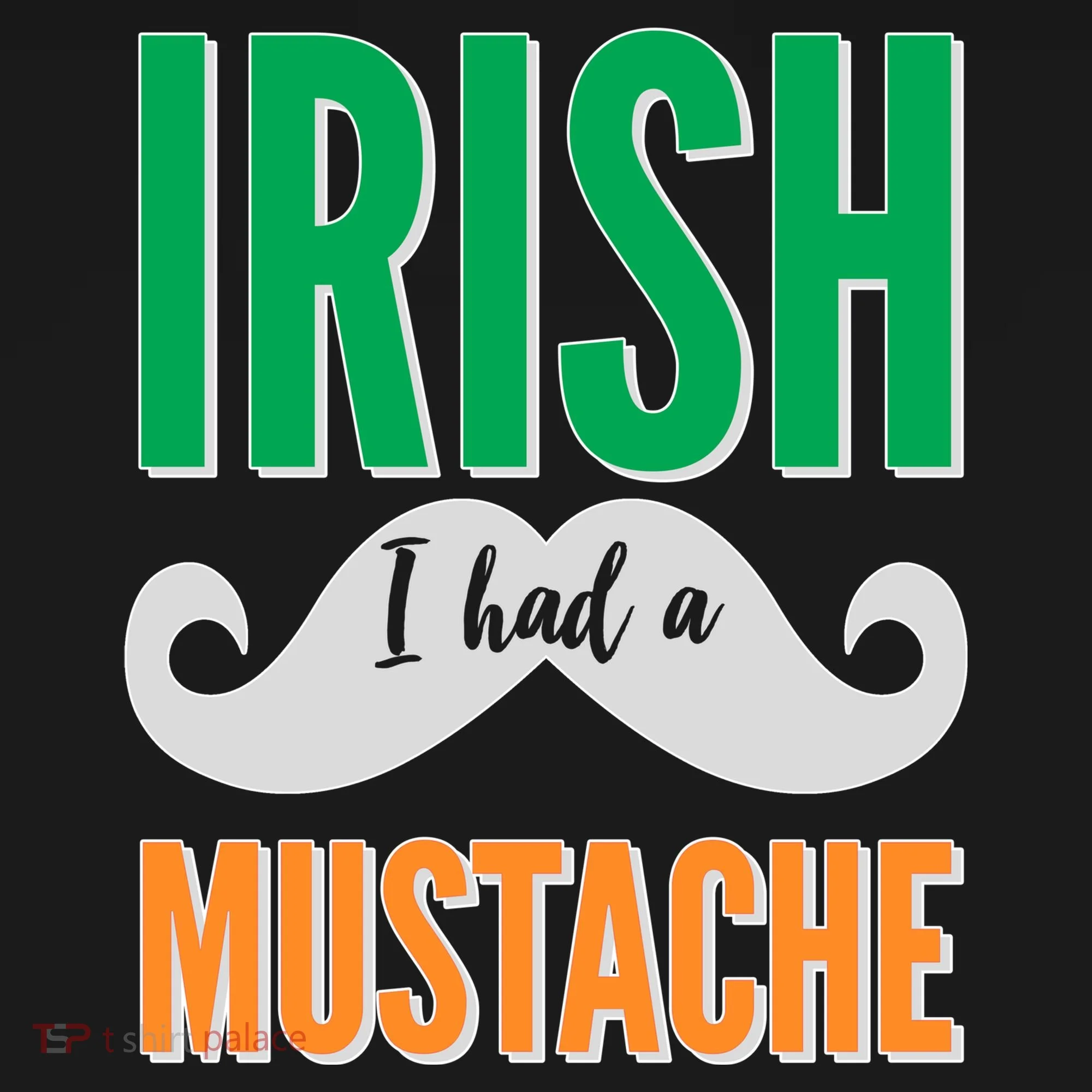 Irish I Had A Mustache Bucket Hat