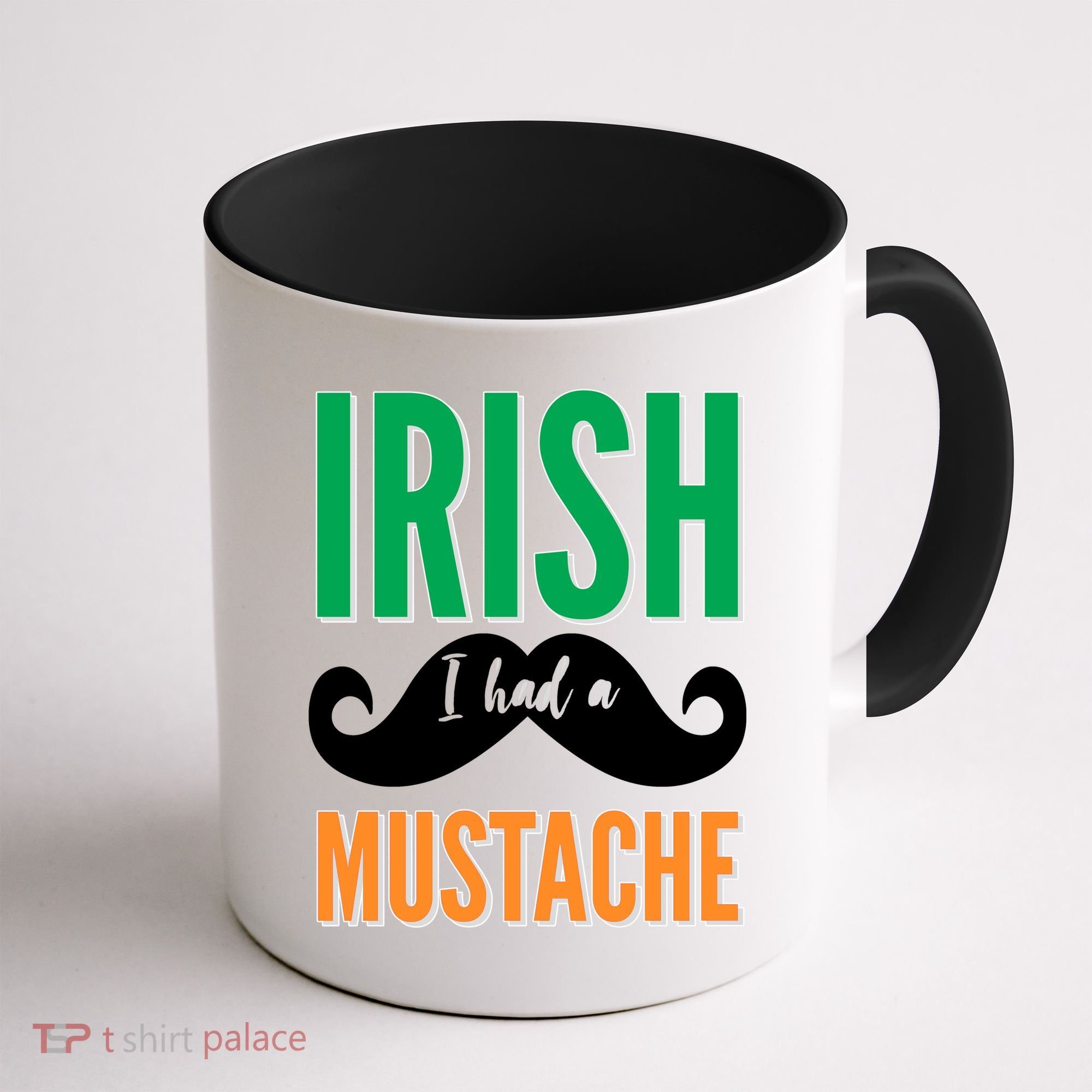 Irish I Had A Mustache Coffee Mug