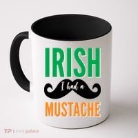 Irish I Had A Mustache Coffee Mug thumb 0