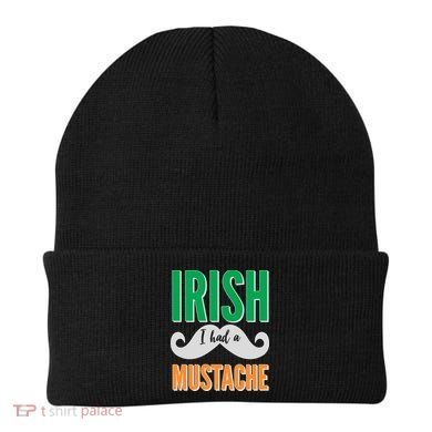 Irish I Had A Mustache Beanie