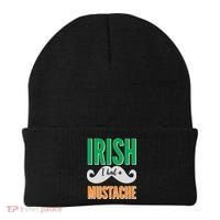 Irish I Had A Mustache Beanie thumb 0