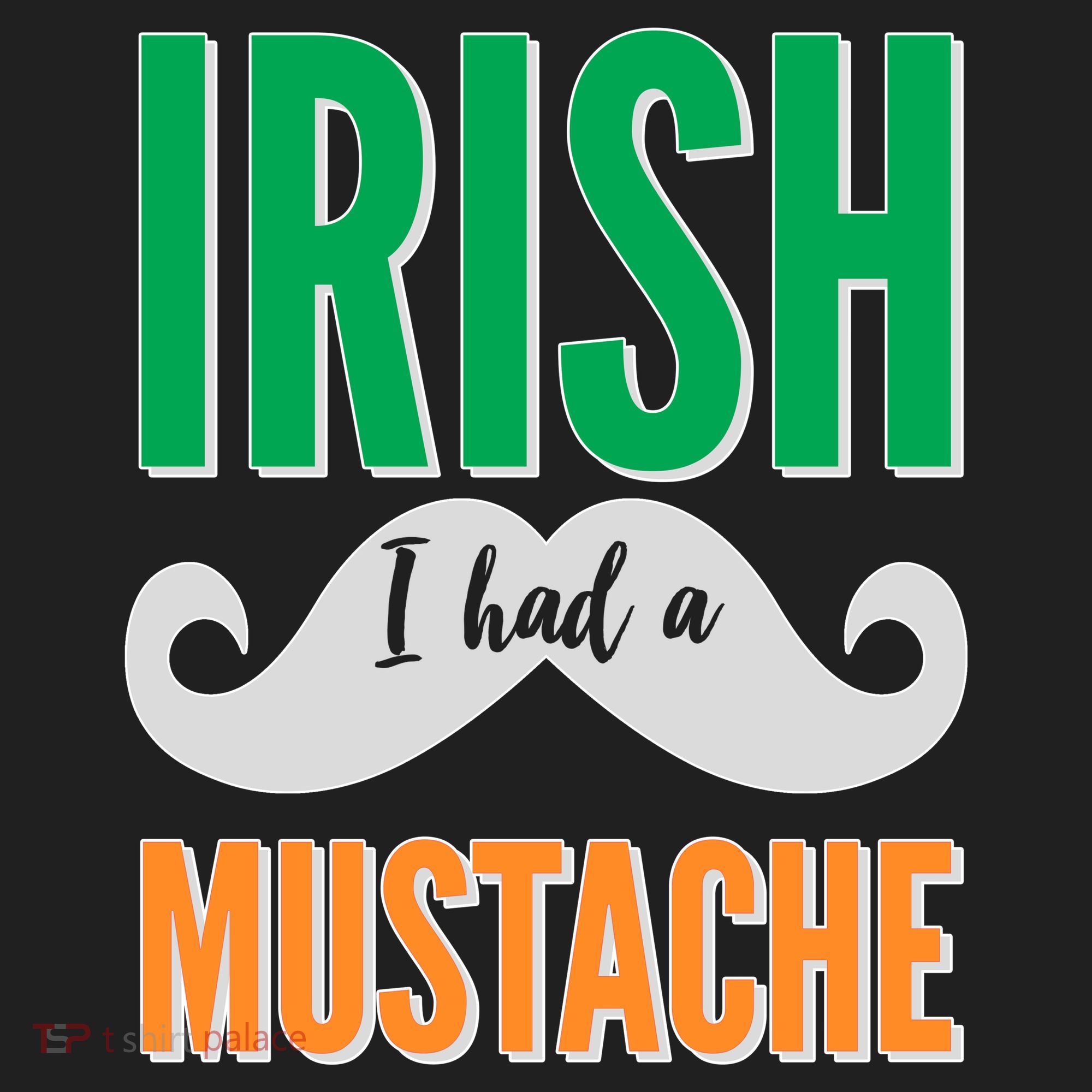 Irish I Had A Mustache Beanie