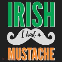 Irish I Had A Mustache Tumbler thumb 3