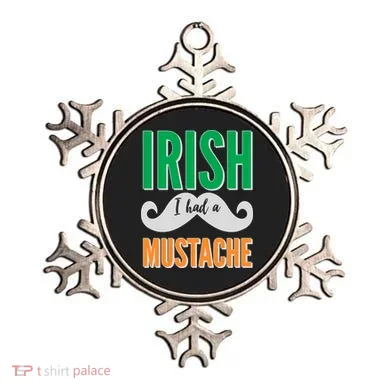 Irish I Had A Mustache Ornament