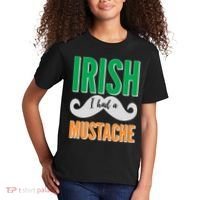 Irish I Had A Mustache Kids T-Shirt thumb 2