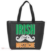 Irish I Had A Mustache Tote Bag thumb 0