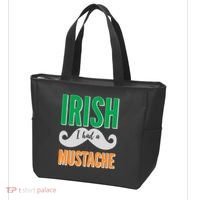 Irish I Had A Mustache Tote Bag thumb 3