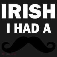 Irish I had A Mustache Funny Visor thumb 3